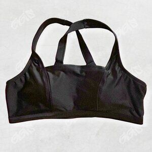 Xersion Womens Swimwear Bikini Top Black Size XL